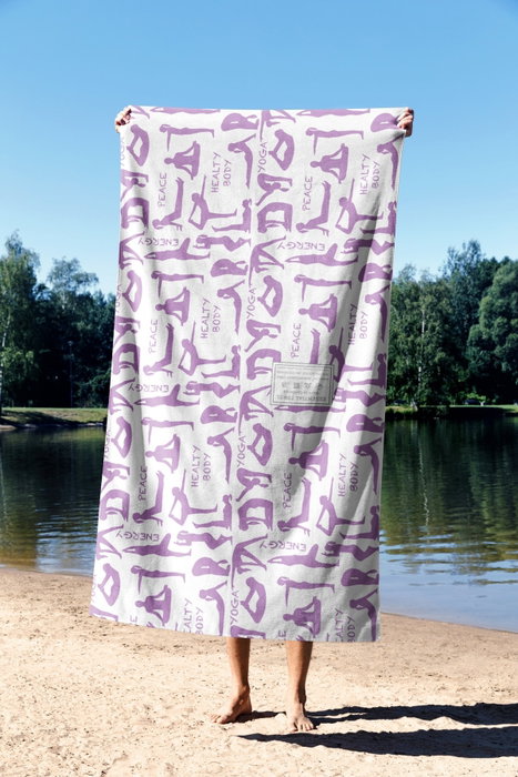 Mjölnir Toalla de Playa Yoga Sunrise 90 Multicolor 90x150 cm Poliéster/Poliamida